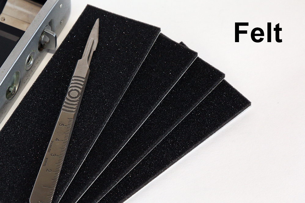 1mm felt camera light seal foam sheet - Milly's Cameras