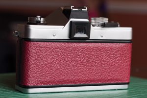 Recovered-Praktica-MTL-3-film-camera-Rear-View-new-luxurious-burgundy-camera-leather-by-millys-cameras Recovered Praktica MTL 3 Rear View with new luxurious burgundy camera leather