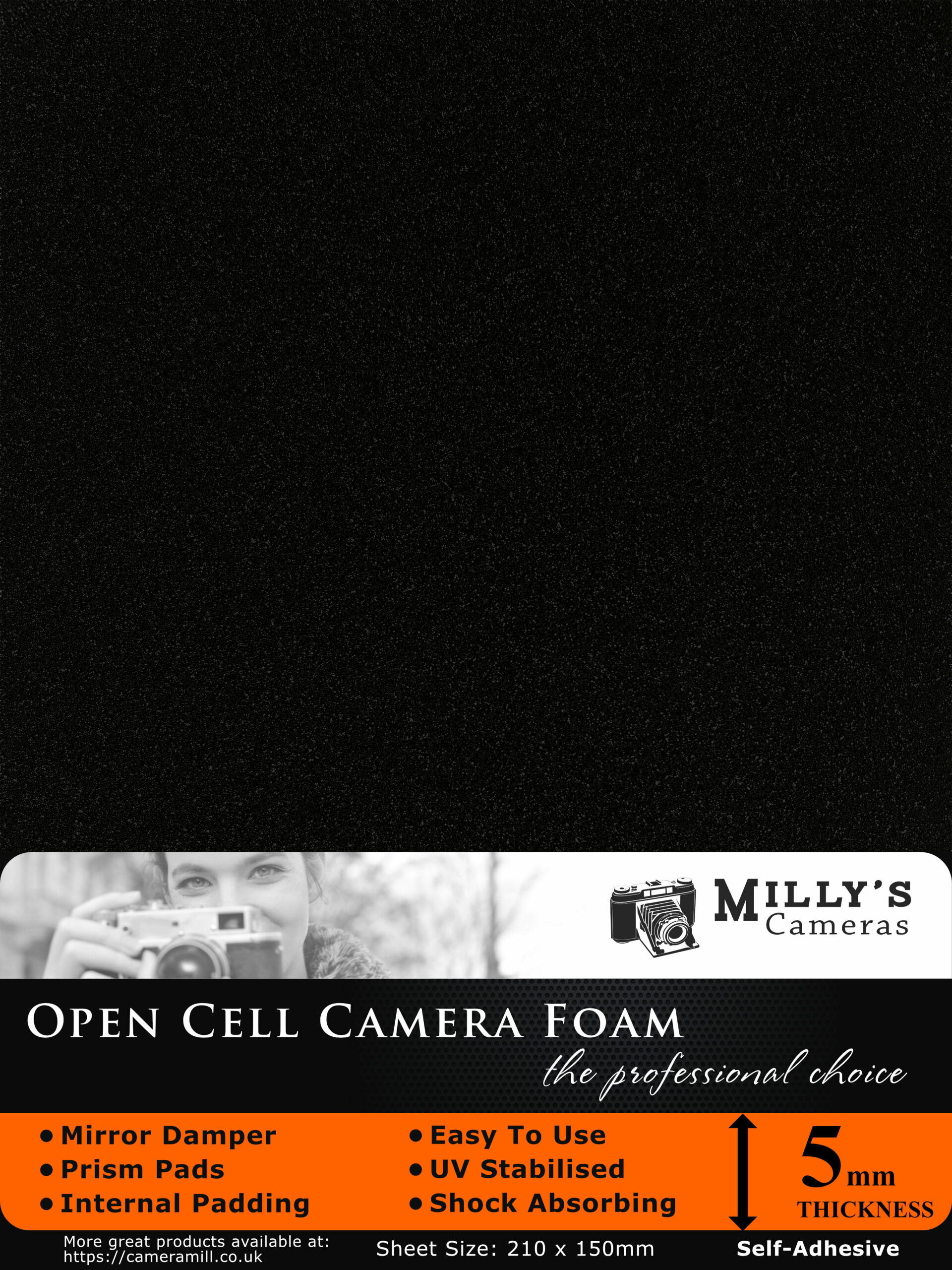 Closed-Cell-Camera-Light-Seal-Sheet-5mm-Millys-Cameras