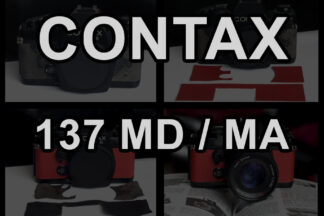 Contax 137 md/ma pre-cut covers - Milly's Cameras