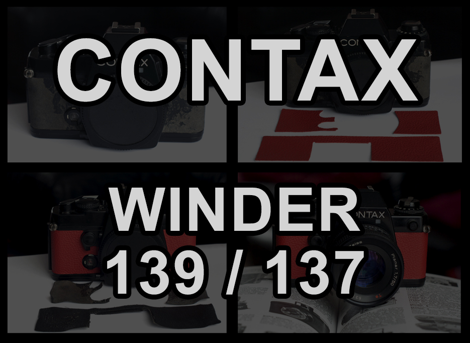 Contax winder 139 - 137 pre-cut covers - Milly's Cameras
