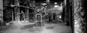 The first Black and White sample photograph from the Fac mark II panoramic film camera. Made by Lee Lira.