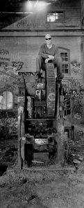 The forth Black and White sample photograph from the Fac mark II panoramic film camera. Made by Lee Lira.