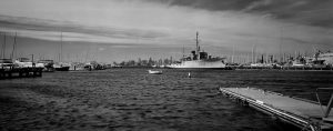 The third Black and White sample photograph from the Fac mark II panoramic film camera. Made by Lee Lira.