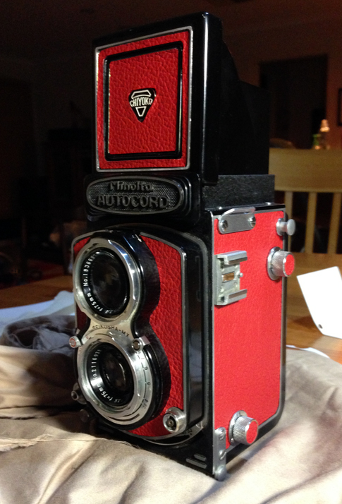 Red Camera Recovering Leather - Image 2
